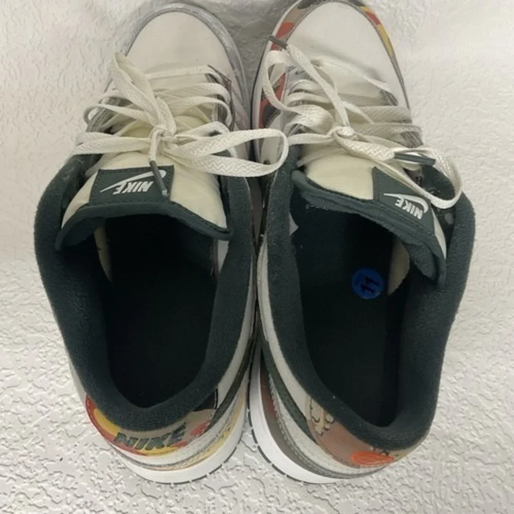 Nike‎ Dunk Low SE Sail Multi Camo Lace Up Sneakers Men 11 Vietnam Fabric/Leather